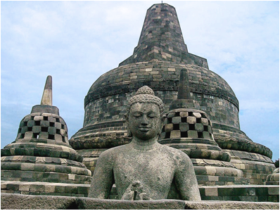 borobudur buddha stupa transcendence chambers
