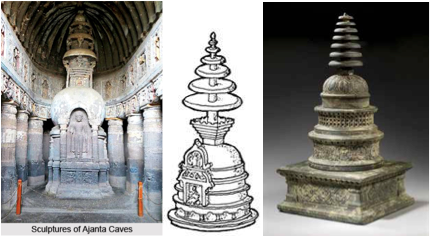 ajanta cave stupa