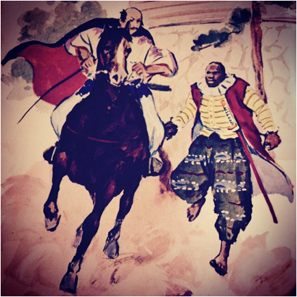 nobunaga with yasuke black african samurai